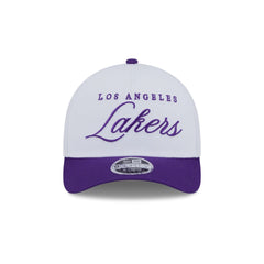 Los Angeles Lakers 2025 Draft 9FORTY M-Crown A-Frame Snapback Hat