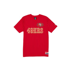 San Francisco 49ers Throwback Retro Pinstripe T-Shirt