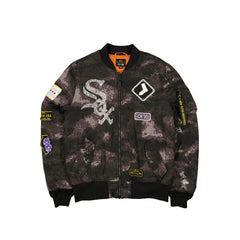 Alpha Industries x Chicago White Sox Black Camo MA-1 Bomber Jacket
