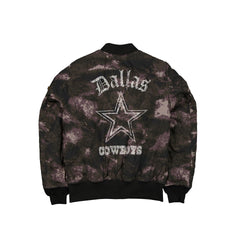 Alpha Industries x Dallas Cowboys Black Camo MA-1 Bomber Jacket