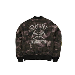Alpha Industries x Denver Nuggets Black Camo MA-1 Bomber Jacket