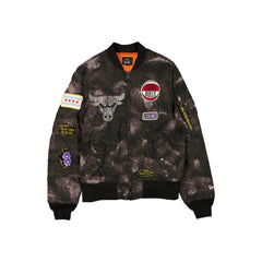 Alpha Industries x Chicago Bulls Black Camo MA-1 Bomber Jacket
