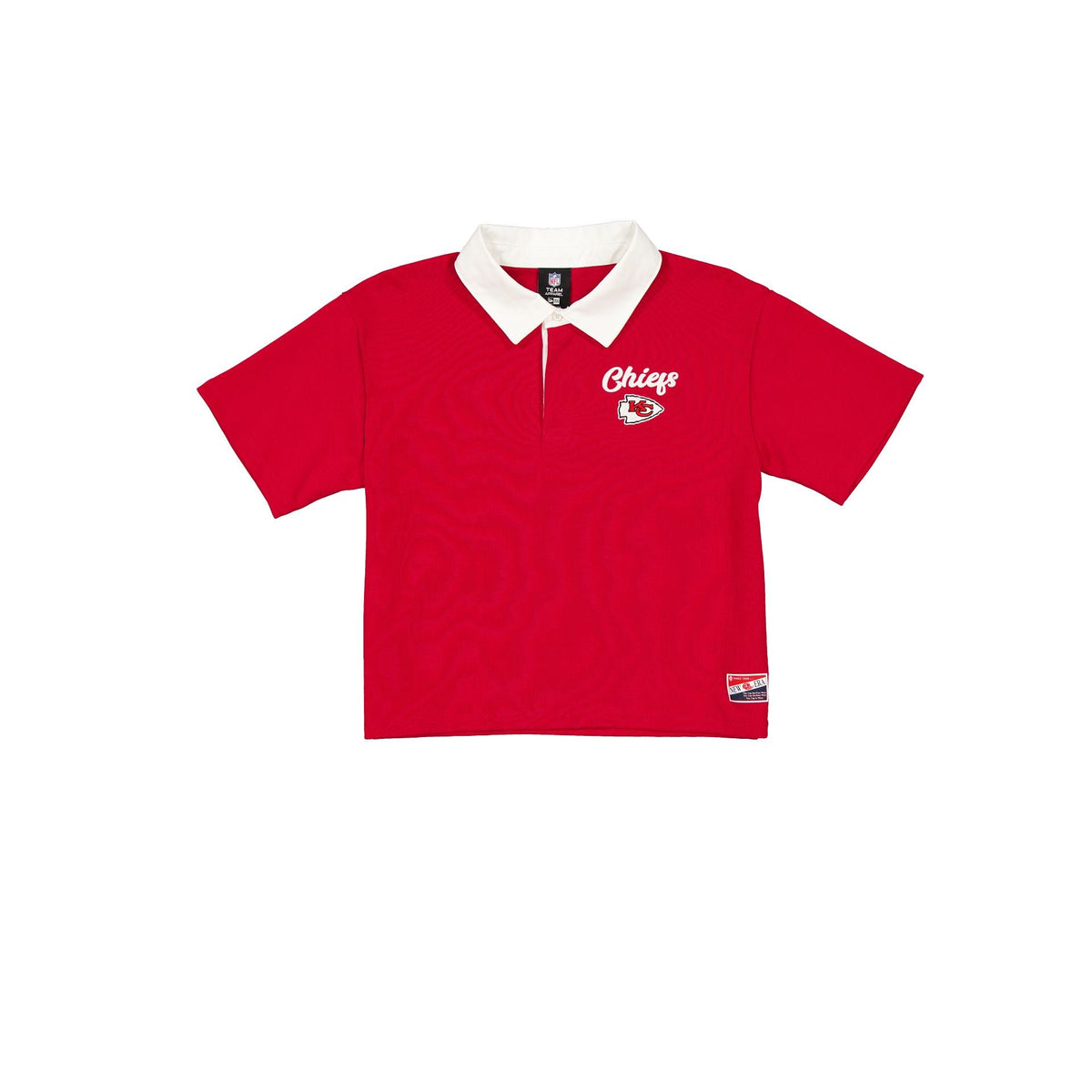 Kansas City Chiefs Throwback Women's Cropped Polo