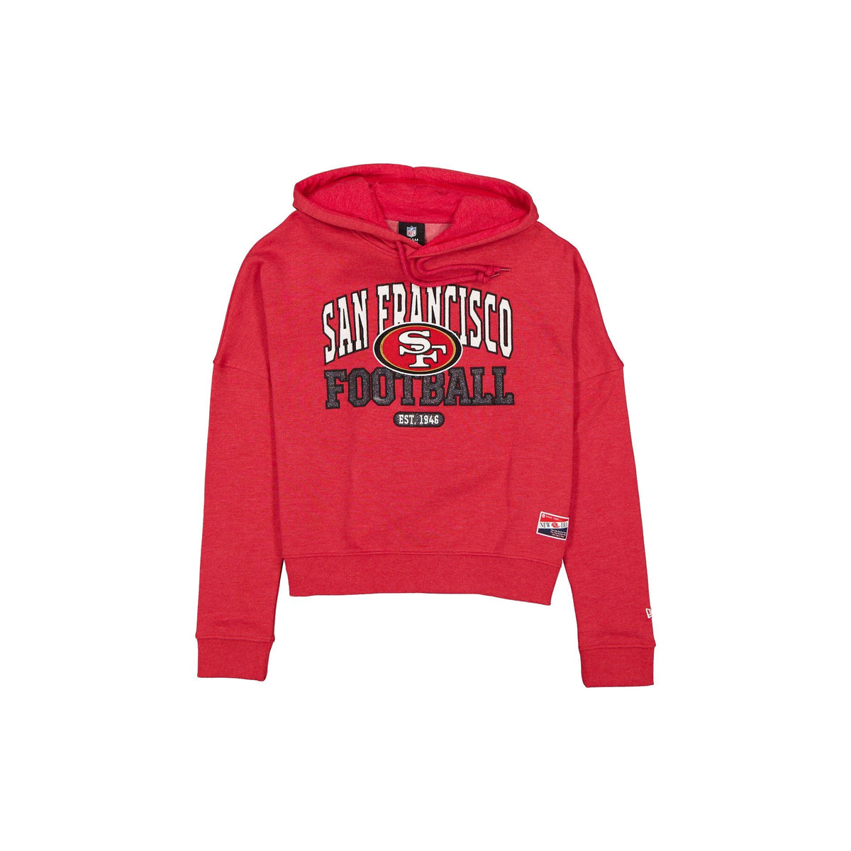 San Francisco 49ers Throwback Women's Glitter Hoodie