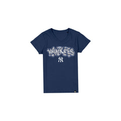 New York Yankees Flip Sequin Girls T-Shirt