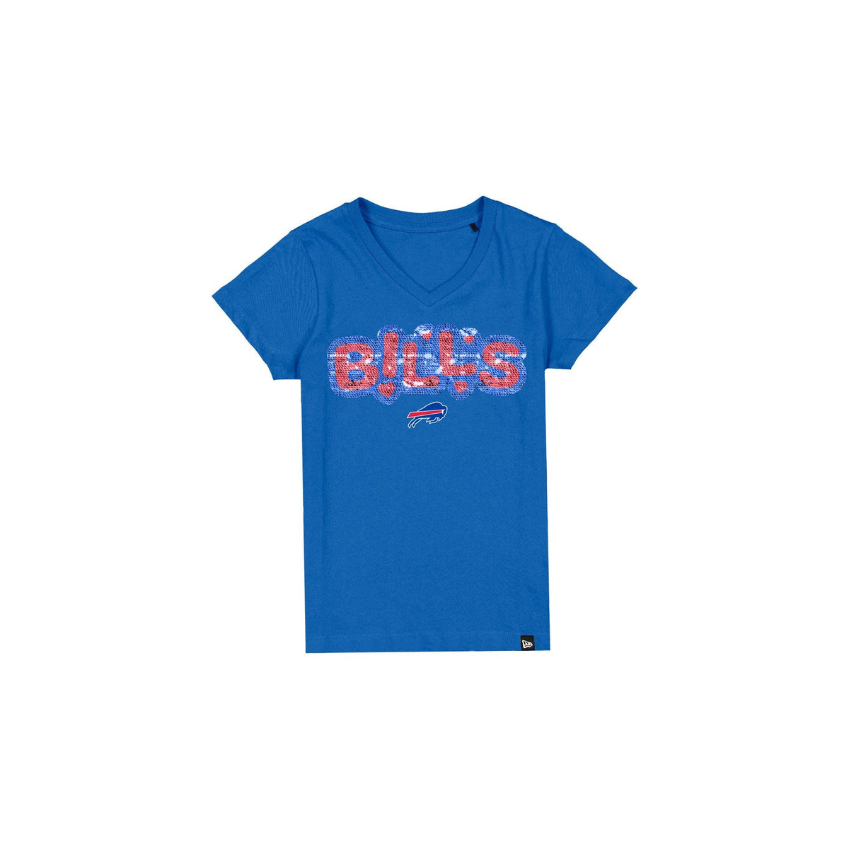 Buffalo Bills Flip Sequin Girls T-Shirt
