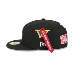 Alpha Industries x Golden State Warriors Black 59FIFTY Fitted Hat