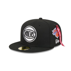 Alpha Industries x New York Knicks Black 59FIFTY Fitted Hat