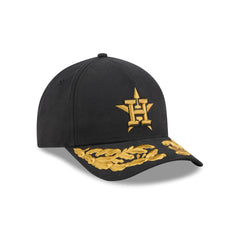 Alpha Industries x Houston Astros Black 9FORTY M-Crown A-Frame Snapback Hat