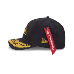 Alpha Industries x Baltimore Ravens Black 9FORTY M-Crown A-Frame Snapback Hat