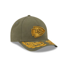 Alpha Industries x Kansas City Chiefs Olive Green 9FORTY M-Crown A-Frame Snapback Hat