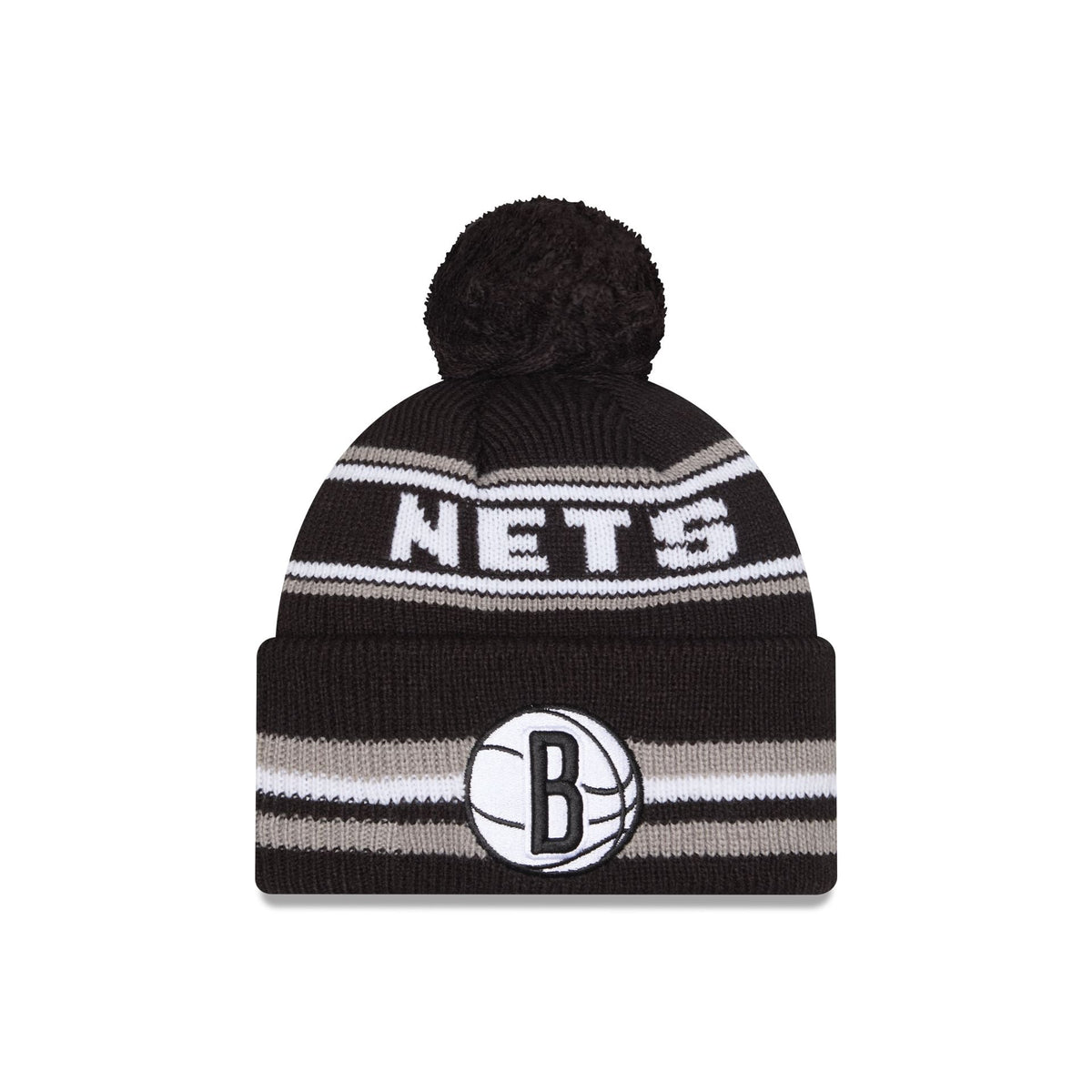Brooklyn Nets Classic Pom Knit Hat