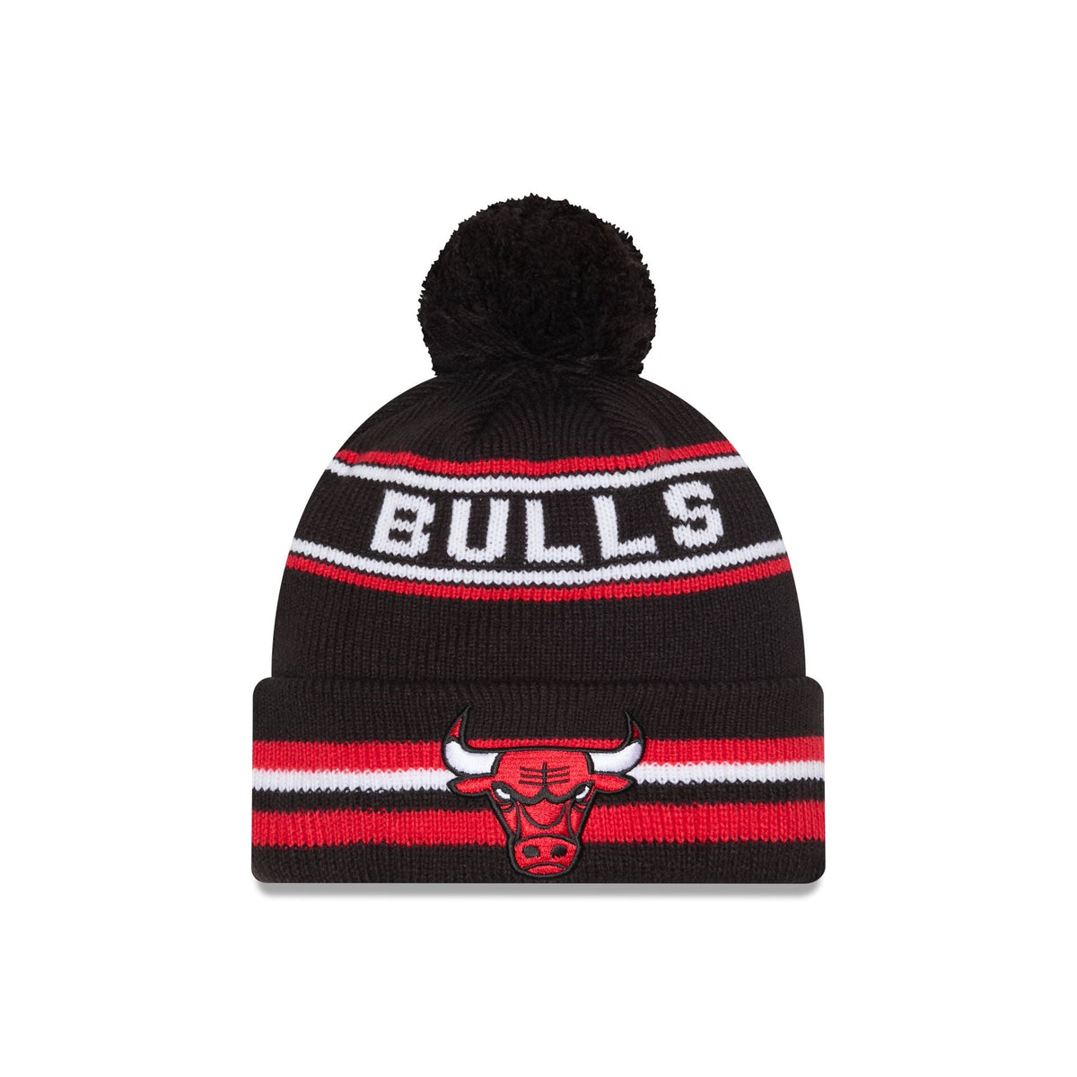 Chicago Bulls Classic Pom Knit Hat