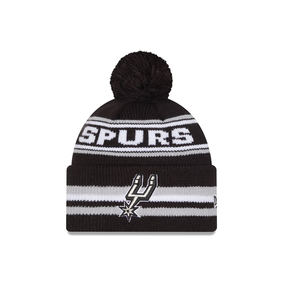 San Antonio Spurs Classic Pom Knit Hat