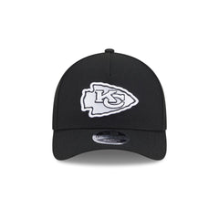 Kansas City Chiefs Black & White 9FORTY M-Crown A-Frame Snapback Hat