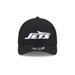 New York Jets Black & White 9FORTY M-Crown A-Frame Snapback Hat