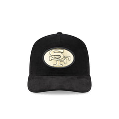 San Francisco 49ers Nostalgic Black Corduroy 19TWENTY Adjustable Hat