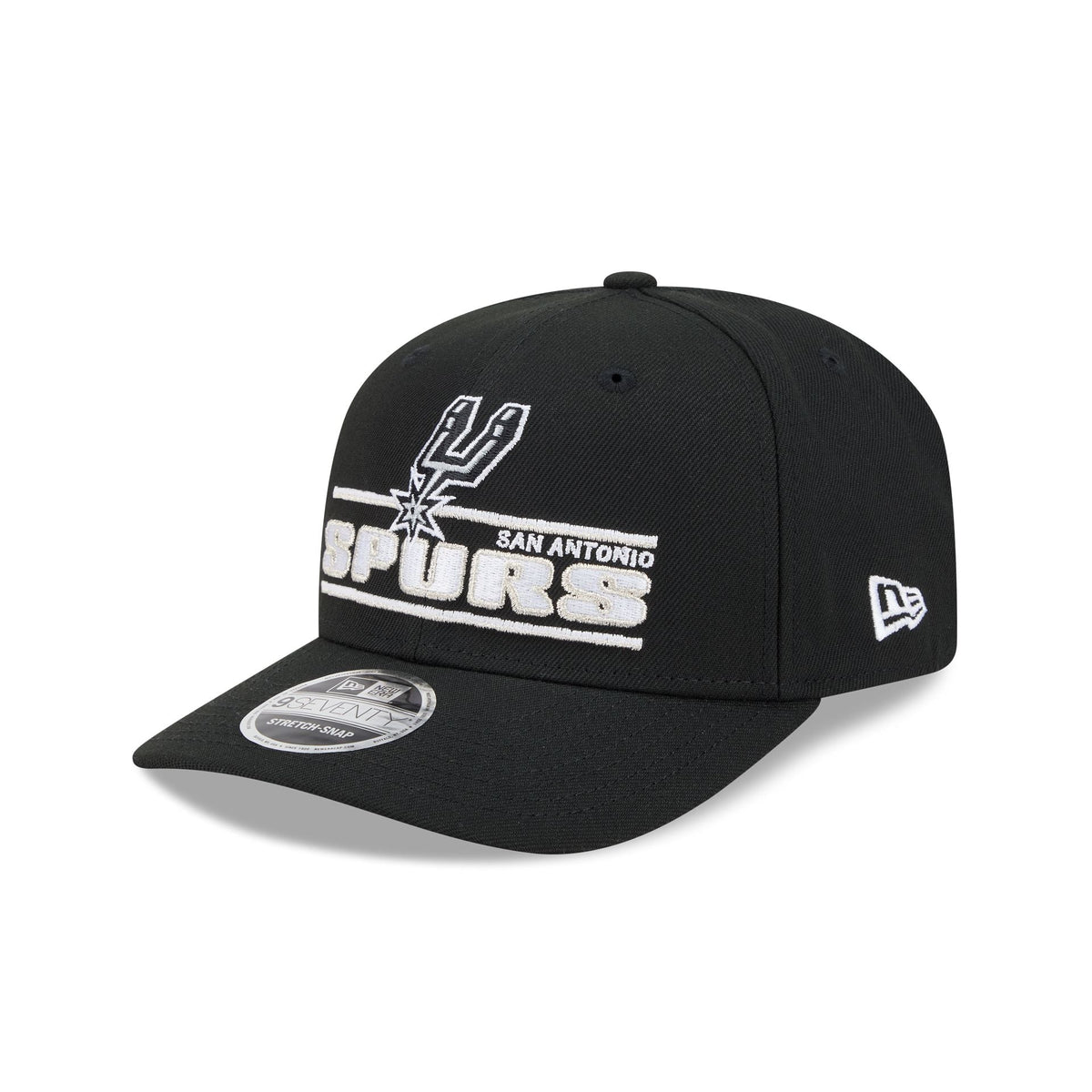 San Antonio Spurs Stated 9SEVENTY Stretch-Snap Hat