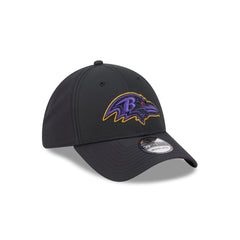 Baltimore Ravens Night 39THIRTY Stretch Fit Hat