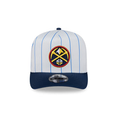 Denver Nuggets Satin Pinstripe 9FIFTY A-Frame Snapback Hat