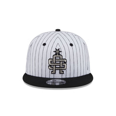 San Antonio Spurs Deceptor Pinstripe 9FIFTY Snapback Hat