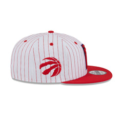 Toronto Raptors Deceptor Pinstripe 9FIFTY Snapback Hat