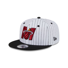 Miami Heat Deceptor Pinstripe 9FIFTY Snapback Hat