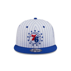 Philadelphia 76ers Deceptor Pinstripe 9FIFTY Snapback Hat