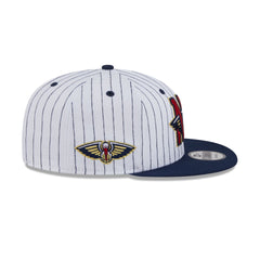 New Orleans Pelicans Deceptor Pinstripe 9FIFTY Snapback Hat