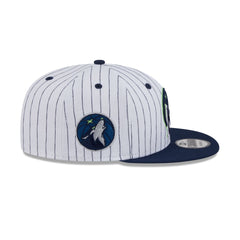 Minnesota Timberwolves Deceptor Pinstripe 9FIFTY Snapback Hat