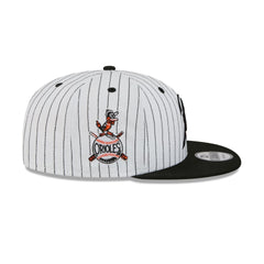 Baltimore Orioles Deceptor Pinstripe 9FIFTY Snapback Hat