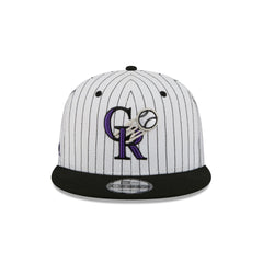 Colorado Rockies Deceptor Pinstripe 9FIFTY Snapback Hat