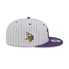 Minnesota Vikings Deceptor Pinstripe 9FIFTY Snapback Hat