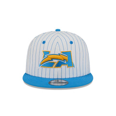 Los Angeles Chargers Deceptor Pinstripe 9FIFTY Snapback Hat