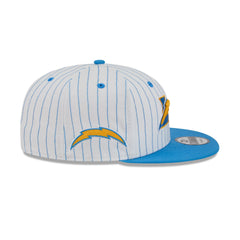 Los Angeles Chargers Deceptor Pinstripe 9FIFTY Snapback Hat
