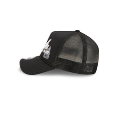 Atlanta Braves Rainbow Wordmark 9FORTY A-Frame Trucker Hat
