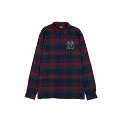 New York Yankees Check Long-Sleeve Polo