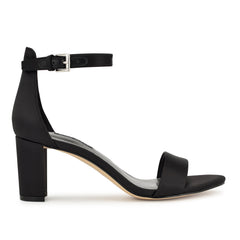 Pruce Ankle Strap Block Heel Sandals