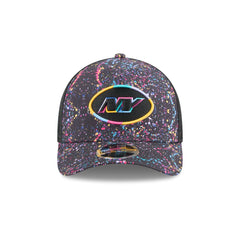New York Jets 2025 Crucial Catch 9FORTY M-Crown A-Frame Trucker Hat