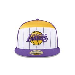 Los Angeles Lakers 2025 Tip-Off Split Panel 59FIFTY Fitted Hat