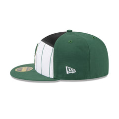 Milwaukee Bucks 2025 Tip-Off Split Panel 59FIFTY Fitted Hat