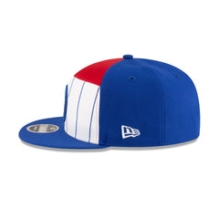 Detroit Pistons 2025 Tip-Off Split Panel 9FIFTY Snapback Hat