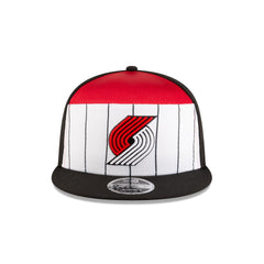 Portland Trail Blazers 2025 Tip-Off Split Panel 9FIFTY Snapback Hat