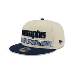 Memphis Grizzlies 2025 City Edition Chrome White Corduroy 9FIFTY Snapback Hat