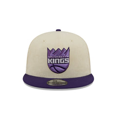 Sacramento Kings 2025 City Edition Chrome White Corduroy 9FIFTY Snapback Hat
