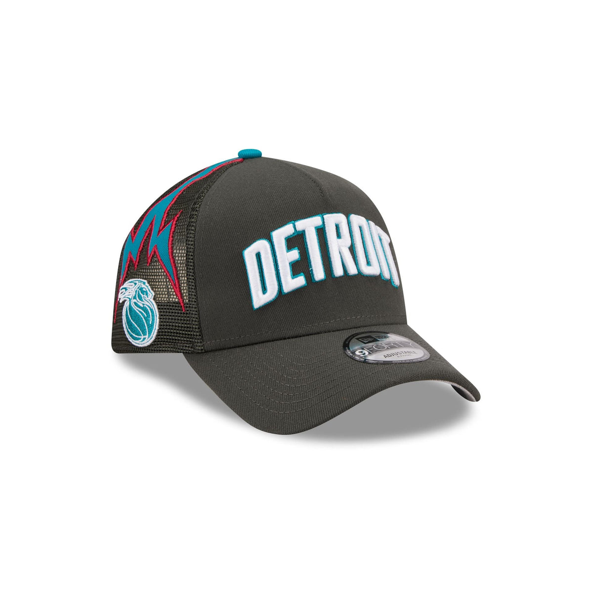 Detroit Pistons 2025 City Edition 9FORTY A-Frame Trucker Hat
