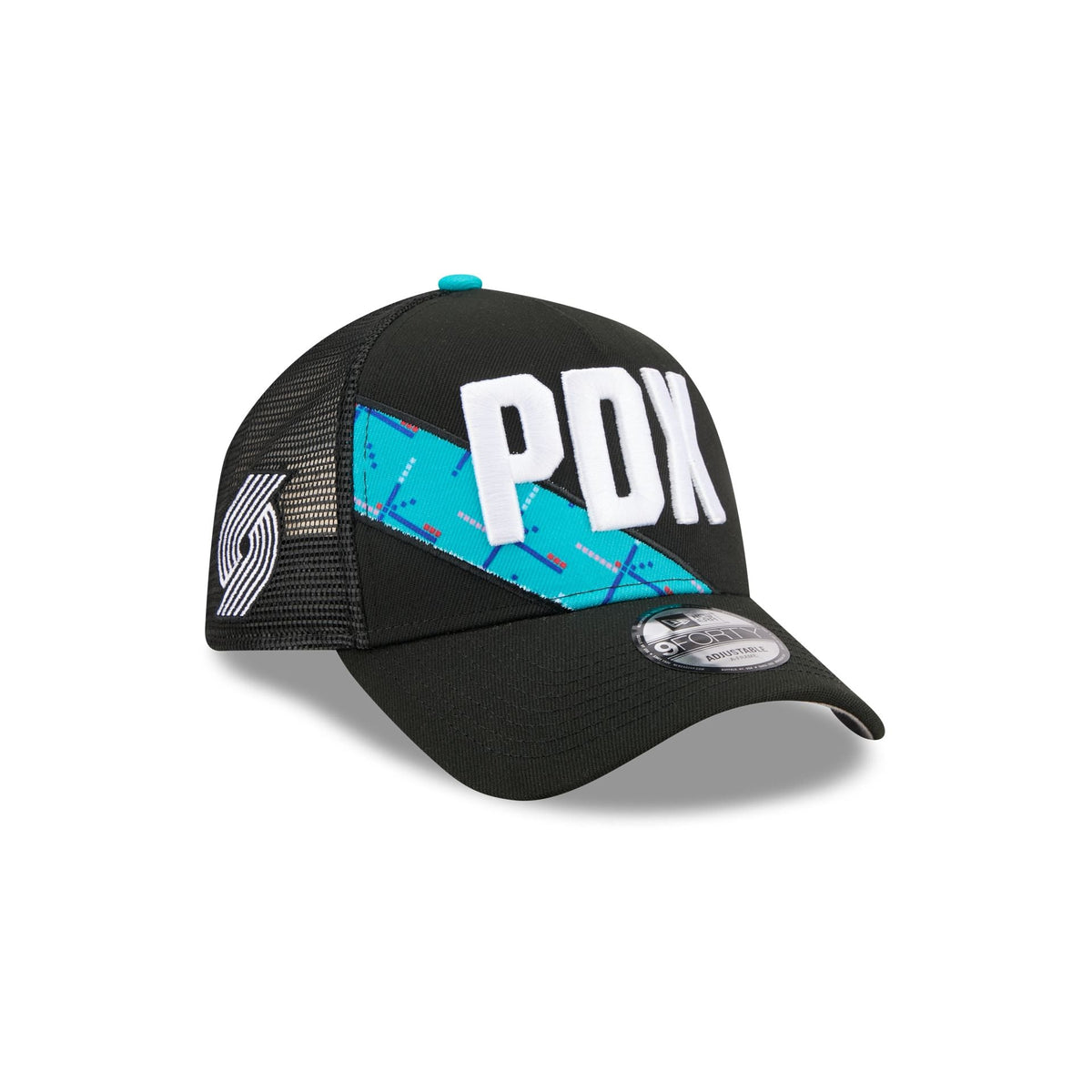 Portland Trail Blazers 2025 City Edition 9FORTY A-Frame Trucker Hat