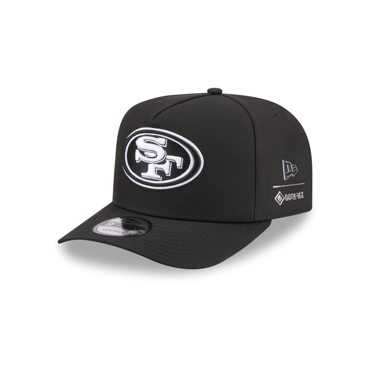 San Francisco 49ers GORE-TEX Black 9FIFTY A-Frame Snapback Hat