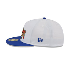 Detroit Pistons Champions White Retro Crown 59FIFTY Fitted Hat