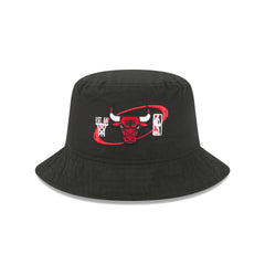 Chicago Bulls Nylon Logo Bucket Hat